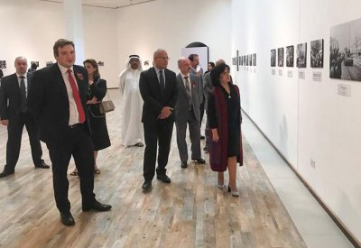 مركز الفنون يشهد افتتاح معرض "الطريق إلى الحرية والسلام"