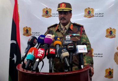 الجيش الليبي: معلومات بنقل حكومة الوفاق مقراتها لمصراتة