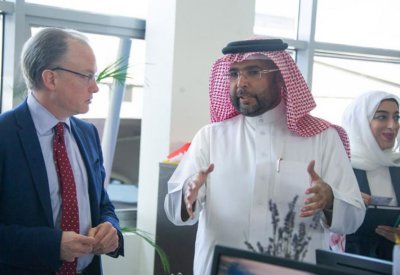 مركز الاتصال يستقبل مدير الاتصال الحكومي في المملكة المتحدة