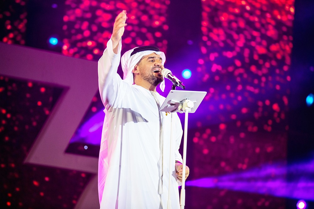 حسين الجسمي يختتم حفلات موسم الشرقية
