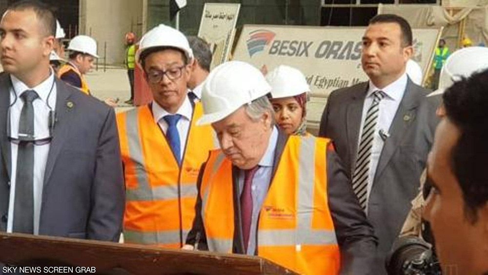  غوتيريش يزور المتحف المصري الكبير