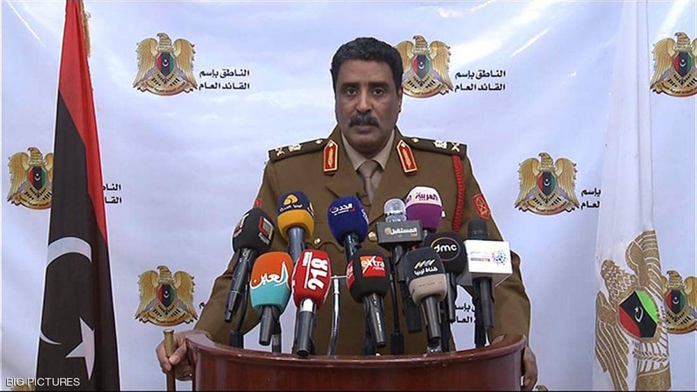  المسماري يؤكد سيطرة الجيش الليبي على مطار طرابلس الدولي