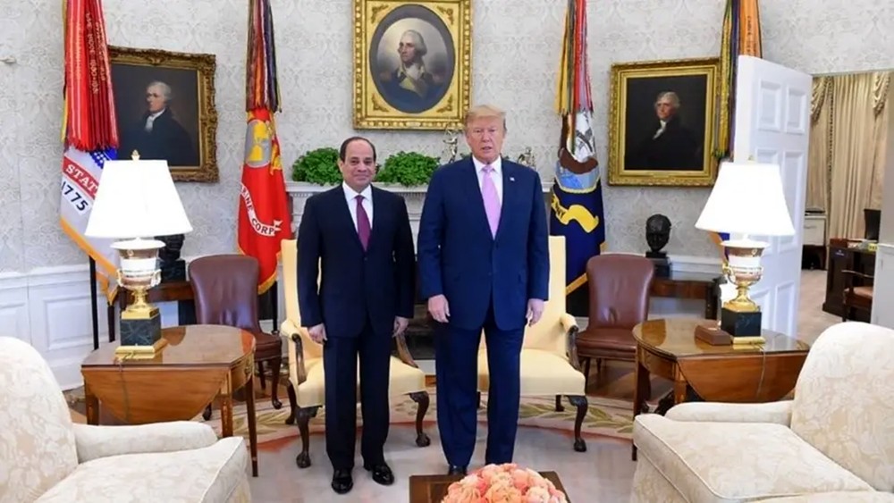 رئاسة مصر تكشف تفاصيل محادثات السيسي وترمب