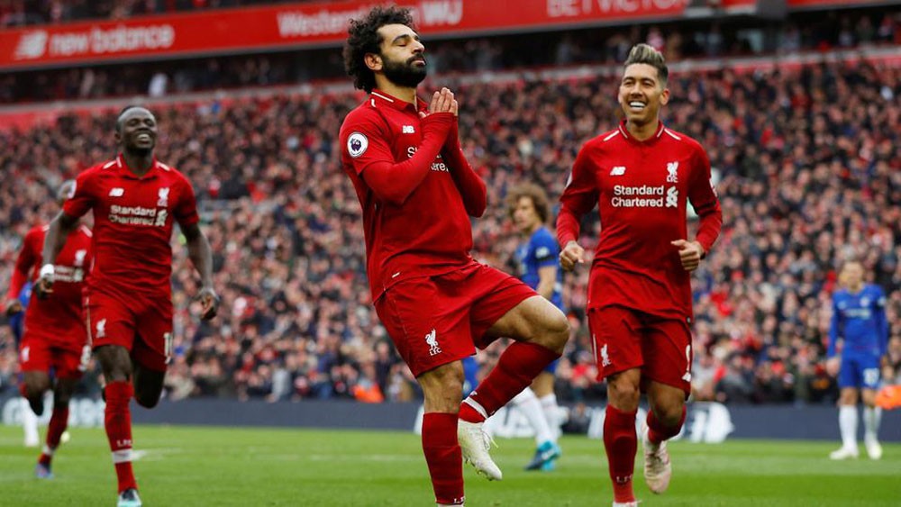 قذيفة صلاح في مرمى تشيلسي تعيد ليفربول إلى الصدارة مؤقتاً