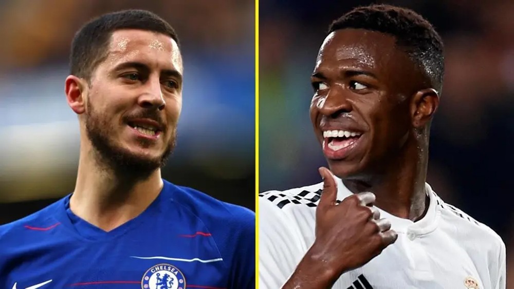 هازارد يهدد مستقبل فينيسيوس مع ريال مدريد