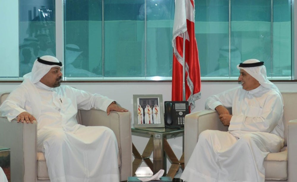 الزياني يستقبل المدير العام لمؤسسة الموانئ الكويتية