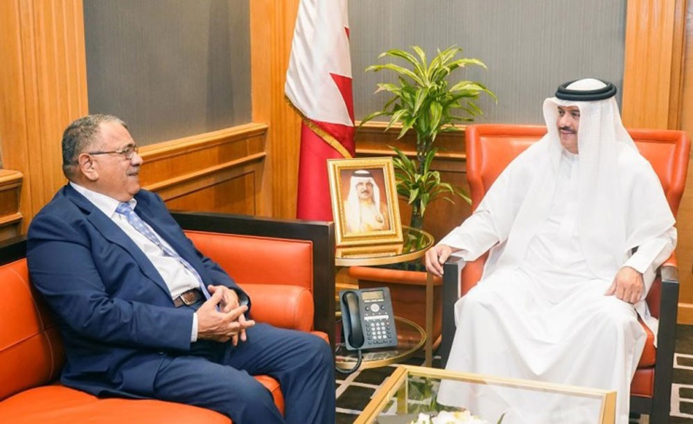 مساعد وزير الخارجية يستقبل رئيس جمعية المحامين البحرينية