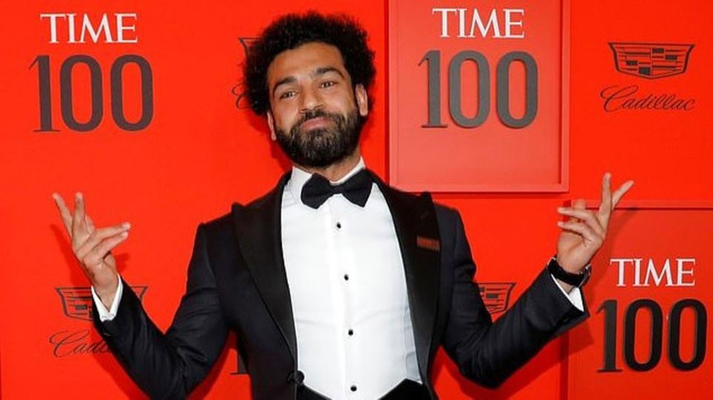 صلاح يحضر حفل أكثر 100 شخصية مؤثرة في العالم