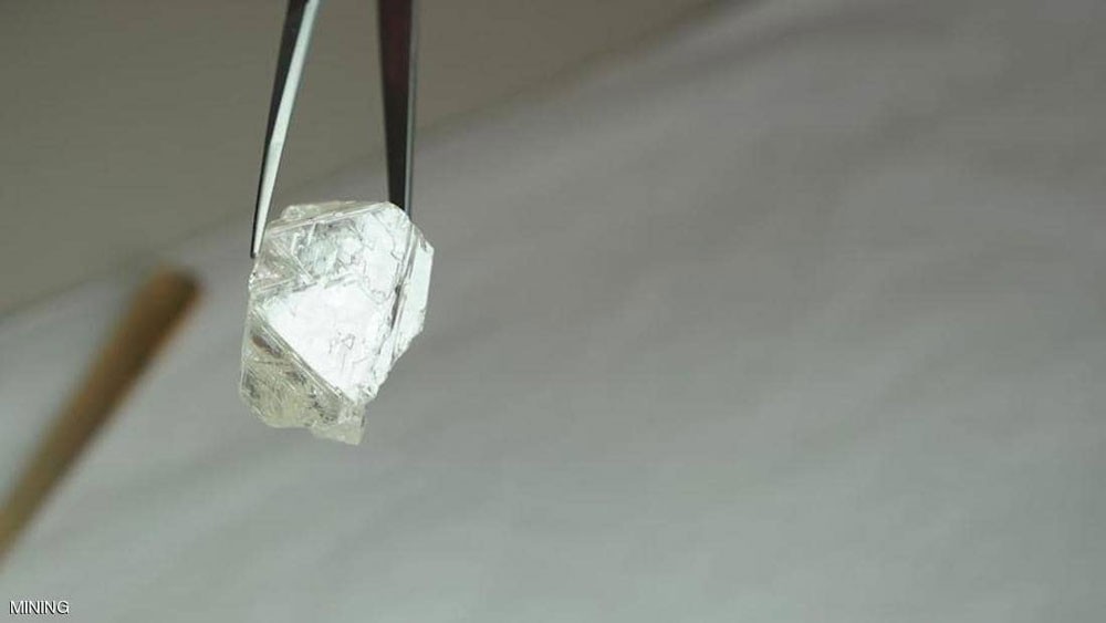  شركة روسية تكتشف ألماسة عملاقة عالية النقاء