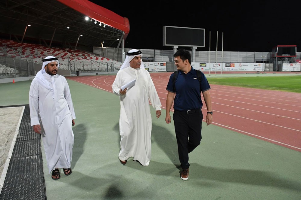 وفد الاتحاد الآسيوي يتفقد الملاعب المرشحة لكأسي آسيا للشباب والناشئين