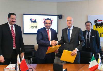 الهيئة الوطنية للنفط والغاز وشركة "إيني" الإيطالية توقعان اتفاقية استكشاف ومشاركة الإنتاج بالقاطع البحري رقم 1