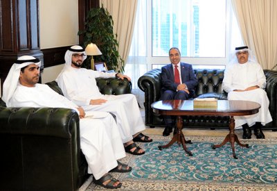 وزير الأشغال يبحث مع السفير الاماراتي عدداً من مشاريع الدعم الخليجي