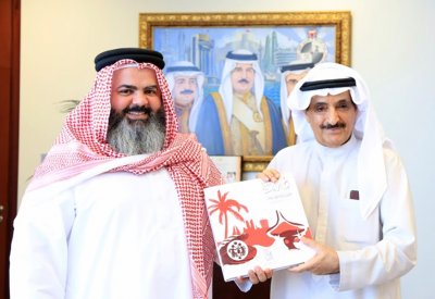 رئيس جهاز المساحة والتسجيل العقاري يستقبل فهد الشهابي