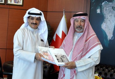 رئيس جهاز المساحة والتسجيل العقاري يستقبل الدكتور عبدالله المطوع