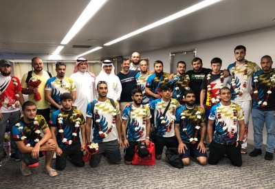 الأولمبية تقيم استقبالا رسميا لمنتخب فنون القتال المختلطة