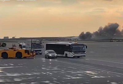 مقتل 13 شخصاً جراء هبوط اضطراري لطائرة روسية في موسكو