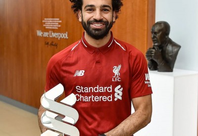 صلاح يفوز بجائزة "لاعب الشهر" في ليفربول