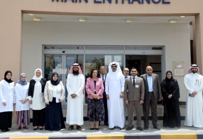 وزيرة الصحة تقوم بزيارة تفقدية لمركز بنك البحرين والكويت الصحي