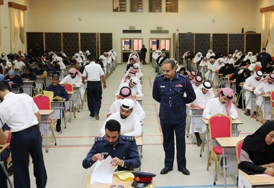 210 طلاب في امتحانات القبول لبرامج الماجستير بالأكاديمية الملكية للشرطة