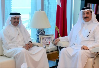 حميدان يستقبل الأمين العام لمجلس التعاون الخليجي