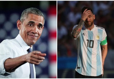  أوباما ينصح الشباب : تعلموا من "فشل" ميسي