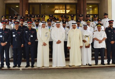 وكيل وزارة الداخلية يستقبل الفريقين الفائزين بالمركزين الأول والثاني في البطولة الرمضانية لكرة القدم