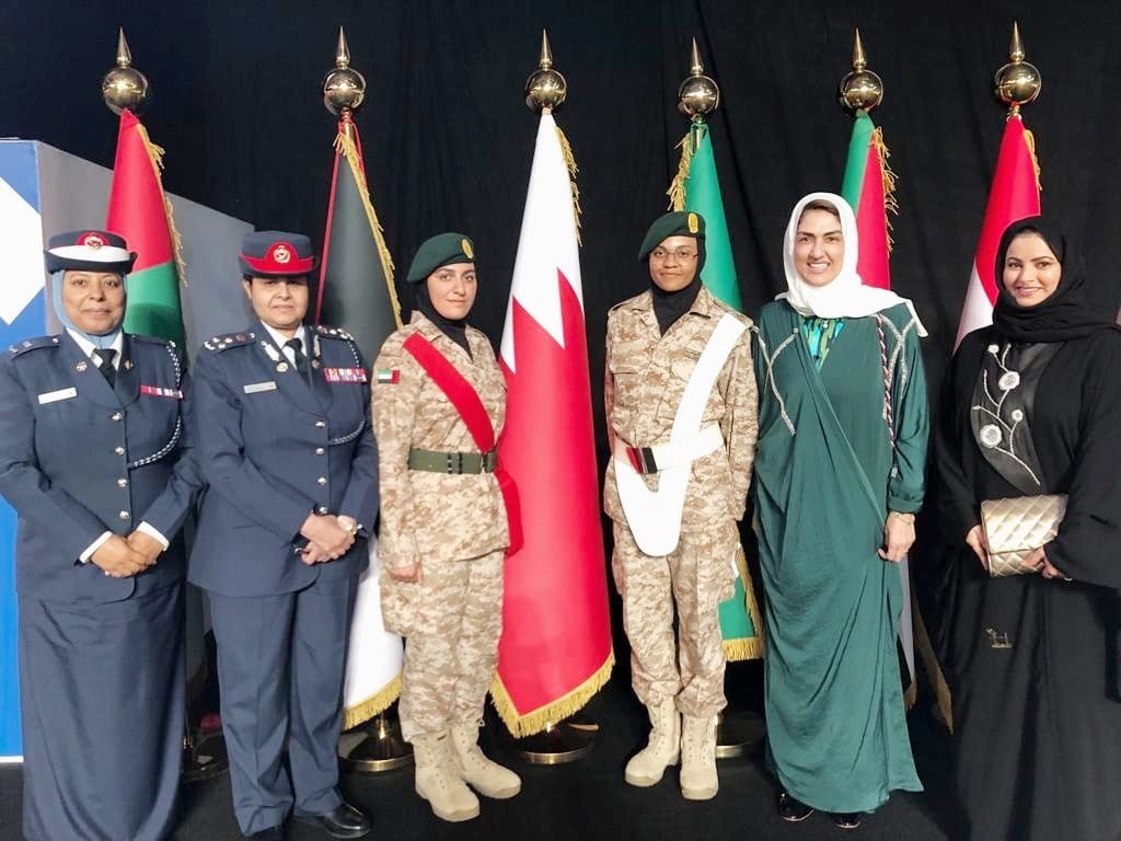 الأنصاري تشارك بحفل تكريم شرطيات بحرينيات 