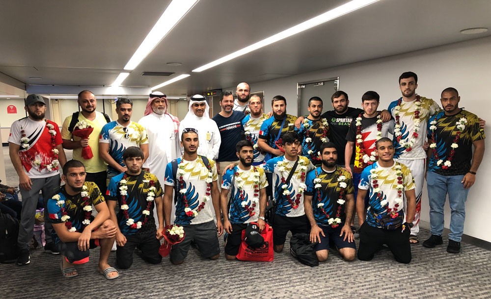 الأولمبية تقيم استقبالا رسميا لمنتخب فنون القتال المختلطة