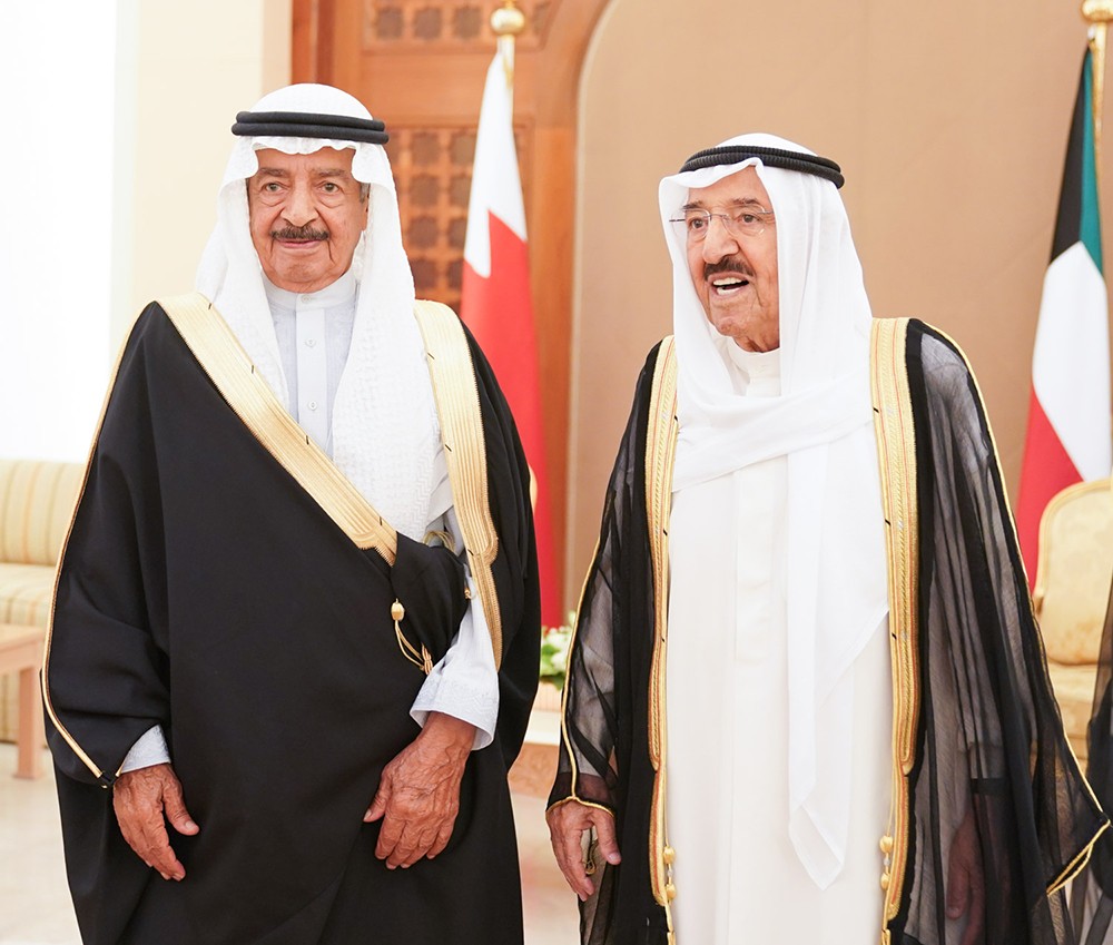امير دولة الكويت يستقبل سمو رئيس الوزراء‎