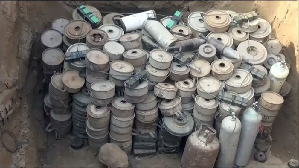 الجيش اليمني يتلف 2500 لغم وعبوة ناسفة في صعدة
