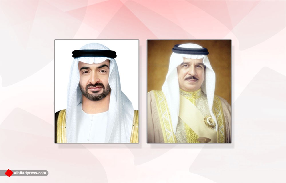 جلالة الملك المفدى وسمو الشيخ محمد بن زايد يبحثان علاقات البلدين والتطورات في المنطقة