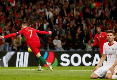 "هاتريك" رونالدو يصعد بالبرتغال إلى نهائي دوري أمم أوروبا