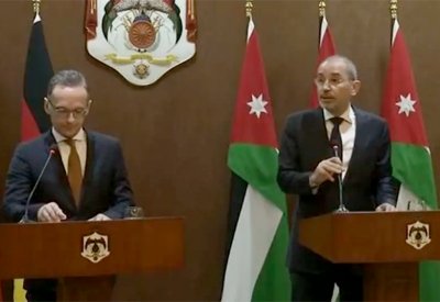 الأردن وألمانيا: "متفقان على حل الدولتين"