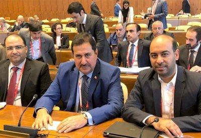 الدوسري يشارك في اجتماع المجموعة العربية بمؤتمر العمل الدولي