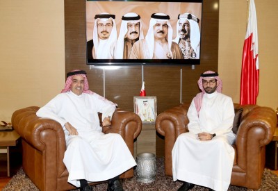 المؤيد يستقبل صباح بن حمد وينوه بتاريخه في المجال الشبابي والرياضي