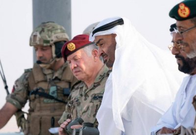  محمد بن زايد والعاهل الأردني يشهدان تمرين "الثوابت القوية 1"