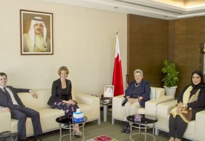 رئيس المؤسسة الوطنية لحقوق الإنسان تستقبل مديرة مجلس حزب المحافظين البريطاني