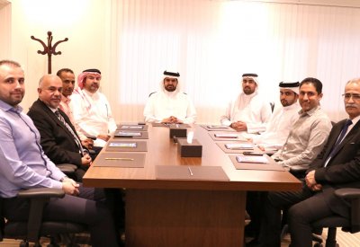 سمو الشيخ عيسى بن علي يستقبل لجنة المنتخبات في اتحاد السلة