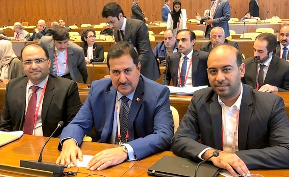 الدوسري يشارك في اجتماع المجموعة العربية بمؤتمر العمل الدولي