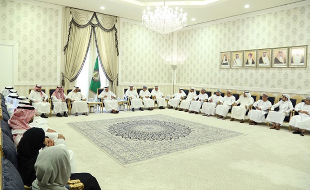أمين عام مجلس التعاون يستقبل رئيس وأعضاء اللجنة الدائمة للرقابة المالية