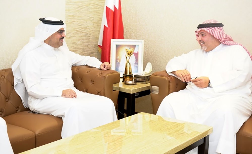 وزير العدل يستعرض مع سفير البحرين بواشنطن التعاون العدلي