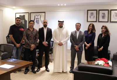 سمو الشيخ عيسى بن علي يستقبل لجنة التسويق والفعاليات باتحاد السلة