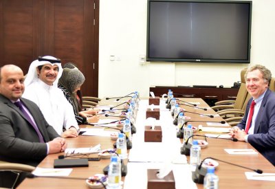 السيسي واسحاقي: التأكيد على موقف البحرين الداعم للقضية الفلسطينية