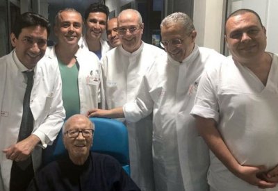 تونس: السبسي غادر المستشفى وسيزاول مهامه خلال أيام