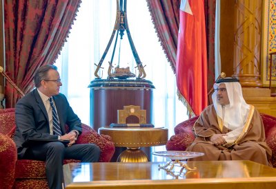 سمو ولي العهد يؤكد على المستوى المتميّز للعلاقات الثنائية بين البحرين والولايات المتحدة الأمريكية
