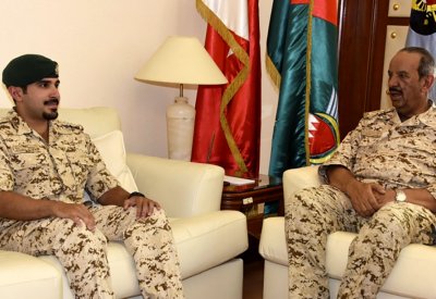 القائد العام يستقبل سمو النقيب الشيخ محمد بن سلمان آل خليفة‎