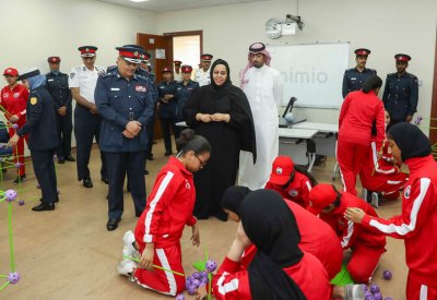 رئيس الأمن العام يشيد بفعاليات المعسكر الصيفي 