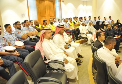 بلدية المحرق تقيم ندوة تعريفية عن مهام البلدية لمنسوبي شرطة المجتمع