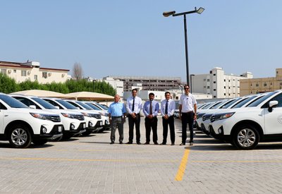 التسهيلات للسيارات تسلم أسطولاً من سيارات GAC GS3