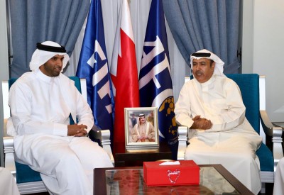 علي بن خليفة يستقبل رئيس نادي التضامن